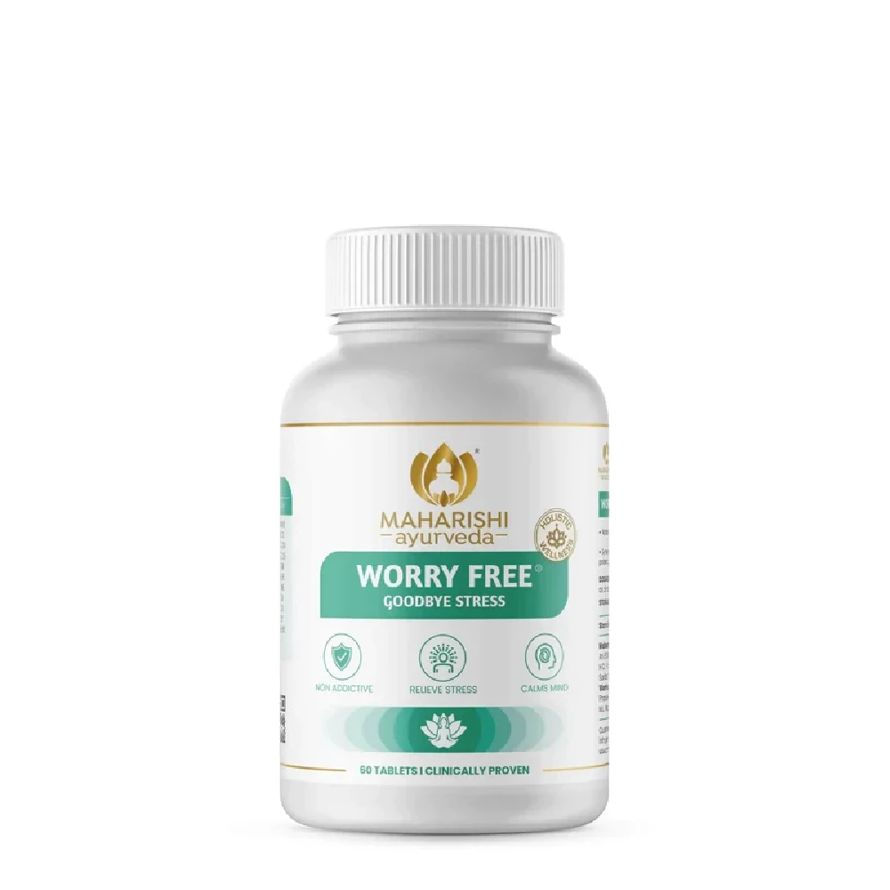 Maharishi Ayurveda Worry Free Tablets, 60 Tablets-1.webp